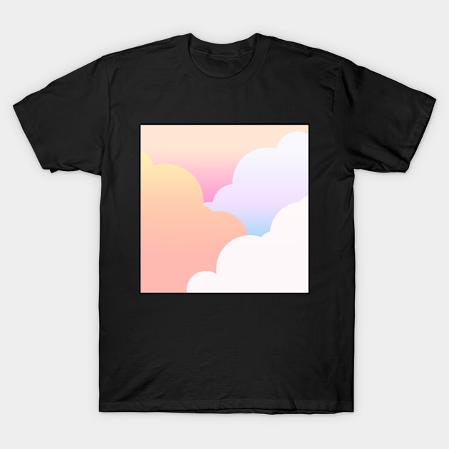 Lost In The Clouds #2 ∆∆∆ Pastel Futuristic Illustration Artwork T-Shirt by CultOfRomance